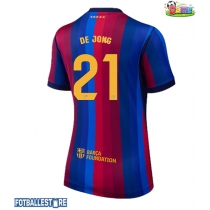 Barcelona Frenkie de Jong #21 Hjemmedrakt Dame 2026-27 Kortermet